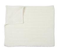 Plaid torsadé sherpa collection OCTAVE 120x150 cm beige crème