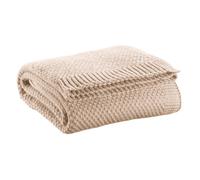 Plaid tricot recy anilo lin 130 x 160 cm Vivaraise