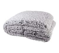Plaid Ultra Doux 120x150cm Sherpa Gris - FLOKI - ALTOBUY Gris G