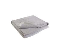 Plaid Ultra Doux 140x200cm Imitation Fourrure Grise - MEGALY -