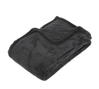 Plaid Microfibre 130x180cm Gris Foncé