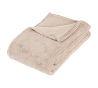 Atmosphera - Plaid Polaire Uni en Microfibre 180 x 130 cm, Toucher Doux - pour Canapé, Lit, Couverture d'Appoint