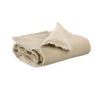 Plaid uni Vivaraise Laly Beige 85x200 cm