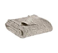 Plaid Vivaraise Stonewashed Maia Gris 140x200 cm