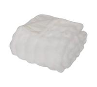 Plaid XL Imitation Fourrure 3D Zephy 180x230cm Blanc