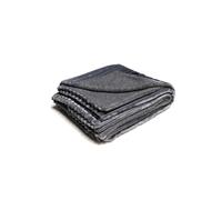 Plaid XXL 220 x 240 cm OSLO gris foncé BOBOCHIC Gris foncé