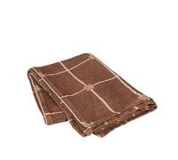 Plaids, jetés Broste Copenhagen TILA Marron 130x180 cm