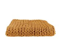 Plaids, jetés The home deco factory CHUNKY Jaune 120x150 cm