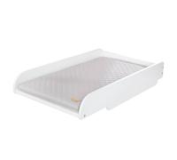 Plan à langer + matelas 'Roba Style' - ROBA - À poser sur lit bébé - Blanc / Matelas gris