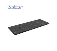 Plan de toilette pour vasque à poser UNIIQ 600 Noir Marquina - SALGAR 95079