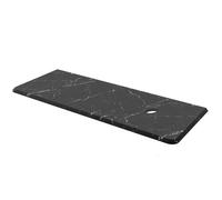 Plan de toilette UNIIQ 1200 gauche NOIR MARQUINA pour plan vasque à poser 1210 x 22 x 460 mm - SALGAR 85172