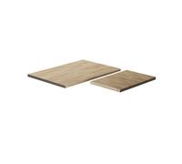Plan de travail cuisine Vicco R-Line Chêne de force doré 114cm (convient pour armoire d'angle 87x87), Model 43710