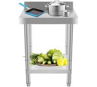Plan de travail de cuisine en inox 201 - TON - 61x61cm - Tiroir(s) - Gris