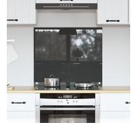Plan de travail de cuisine vidaXL Gris foncé 70x60x0,6 cm en verre trempé