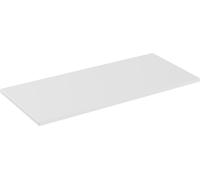 Plan De Travail De Salle De Bain 120 Cm Blanc Mat Mdf Moderne Résistant Élégant