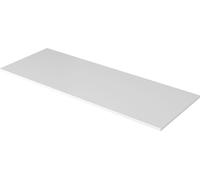 Plan de travail pour salle de bain Nicole 120 cm – MDF durable, blanc mat | Couleur : blanc mat | Dimensions : 120 x 45,5 x 1,8 cm
