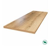 Plan de travail stratifié HPL chêne 3000 x 650 x 38 mm FSC - Gamme Signature FORESTEA Dimensions : 3000 mm x 650 mm x 38 mm