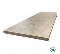 Plan de travail stratifié HPL pierre naturelle 3000 x 650 x 38 mm FSC - Gamme Signature FORESTEA Dimensions : 3000 mm x 650 mm x