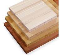Plan vasque en bois LAMO MANUFAKTUR 150x45cm - plan suspendu - foncé