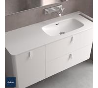 Plan vasque UNIIQ 990 robinet porte-serviettes option solid surface 990x12x460mm - SALGAR 96789