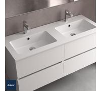 Plan vasque VILNA 1405 double MINERALsolID MAT 1405x460x15mm - SALGAR 97053