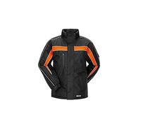 Planam Veste Cosmic pour Homme Veste d'hiver Cosmic - Taille L - Noir/orange Homme (lot de 1)