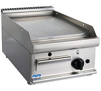 Plancha 400 gaz lisse E7/KTG1BBL - SARO