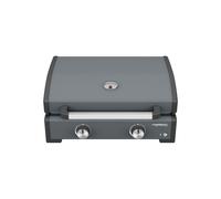 Plancha gaz CAMPINGAZ SIGMA 2 PRO 2 brûlreurs avec couvercle de cuisson à poser , 58x36 cm