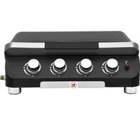 Plancha à Gaz COOKING BOX PALMA, 4 Feux, 10kW, 69x51x35 cm, Surface de Cuisson 62x35 cm, Noir