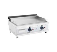 Plancha à gaz double - 74,5 x 40 cm - Lisse - 2 x 3 100 W - Gaz naturel - 20 mbar | Royal Catering