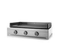 Forge Adour - Plancha gaz Modern 75 Inox - 3 brûleurs - à poser 74.4x40.2 cm