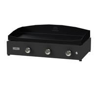 Le Marquier Plancha gaz Pure 375 PLVP375E 3 brûleurs à poser Noir 75x40 cm
