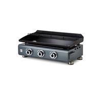 Brasero Plancha à gaz Silvia II G 3 Feux Gris métallisé – Plaque acier émaillée 67 x 34 cm 7,5 kW