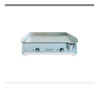 PLANCHAELEC - Plancha Electrique ANTHEA E650-3000W - Plaque De Cuisson - Inox - Thermostat Réglable - 12 Personnes - Made In France - L65 X P43 X H25 cm