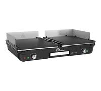 Plancha électrique - LITTLE BALANCE - Dual 2000 Nopifas - 2000 W - 2 zones indépendantes - Sans PFAS - Noir Noir