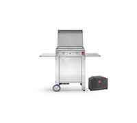Plancha CHEF 55 Lisse + Chariot Fermé + Couvercle + Housse PLANET