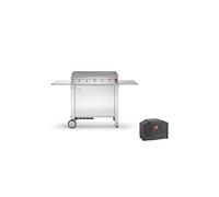 Plancha CHEF 80 Lisse + Chariot Fermé + Housse PLANET