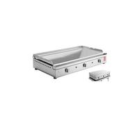 Plancha CHEF 80 Lisse + Couvercle à Charnières