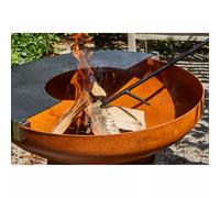 Plancha demi-lune en acier carbone 75cm pour Brasero 75 Barbecook