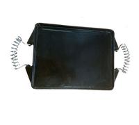 Plancha double face fonte émaillée rectangle 27x21cm - Vaello