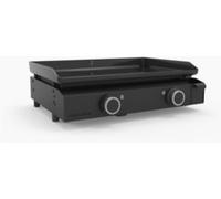 Plancha électrique FORGE ADOUR ACIER BASE 60A noir 2 brûleurs à poser, 57.5x37.9 cm