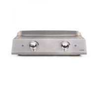LIVOO Plancha électrique DOC302 51x36 cm 2800 W inox 2 thermostats