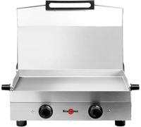 Plancha électrique KRAMPOUZ PFSY2AA-KR inox 2 brûleurs à poser, 54x33 cm