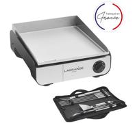 Plancha électrique LAGRANGE Pro 35S noir à poser, 40x35 cm + kit d'accessoires