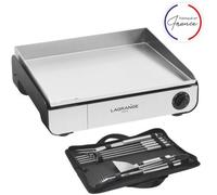 Plancha électrique LAGRANGE Pro 50M noir à poser, 50x40 cm + kit d'accessoires