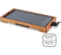 Plancha Électrique LIVOO DOC322, 2200W, Revêtement Céramique, Plaque Amovible Fonte d'Aluminium, Thermostat Ajustable
