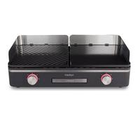 Plancha électrique MEDION MD12027 double zone 2400 W 2 plaques amovibles noir