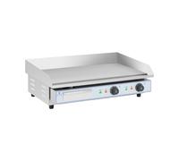 Plancha électrique professionnelle - Double - 730 x 400 mm - Royal Catering - Lisse - 2 x 2,200 W