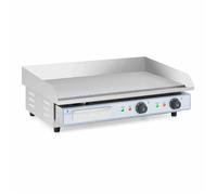 Plancha électrique professionnelle en acier inoxydable pour restaurant de table double 2 feux 73 x