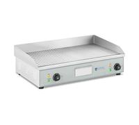 Plancha électrique professionnelle pro de table rainurée 73.5 x 51 x 23 cm
